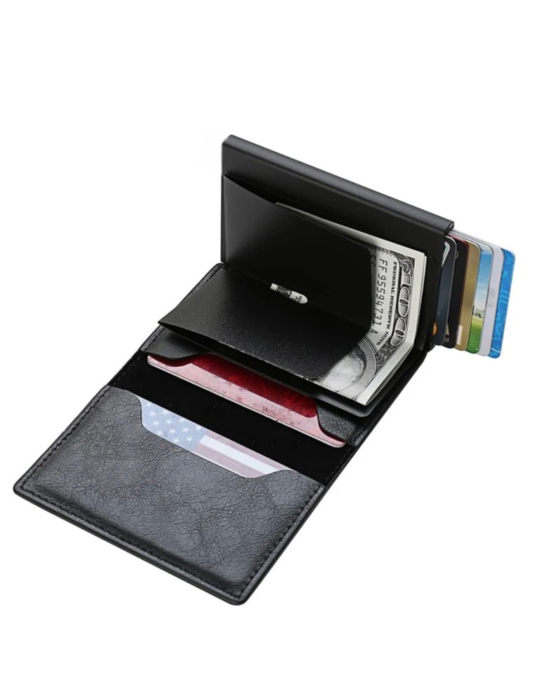 Leather card holder WALLET - 3