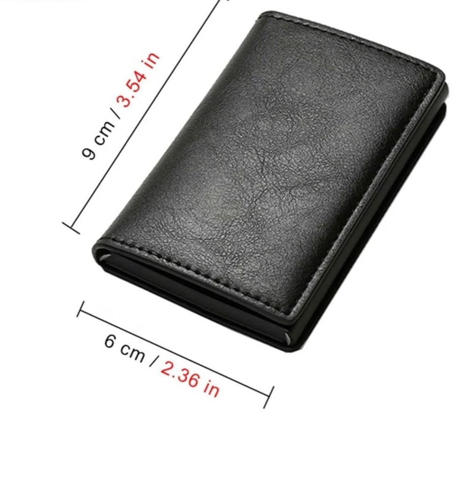 Leather card holder WALLET - 1