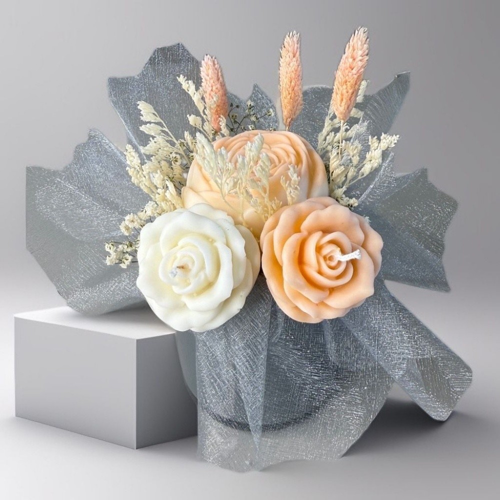 flower candle bouquets - 4