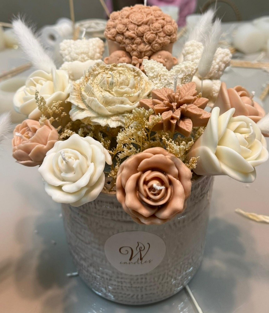 flower candle bouquets - 11