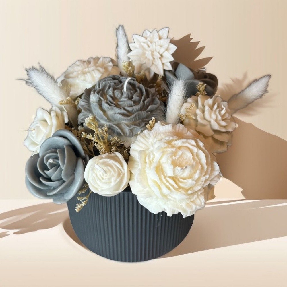 flower candle bouquets - 9