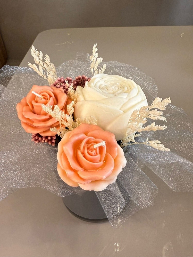 flower candle bouquets - 6