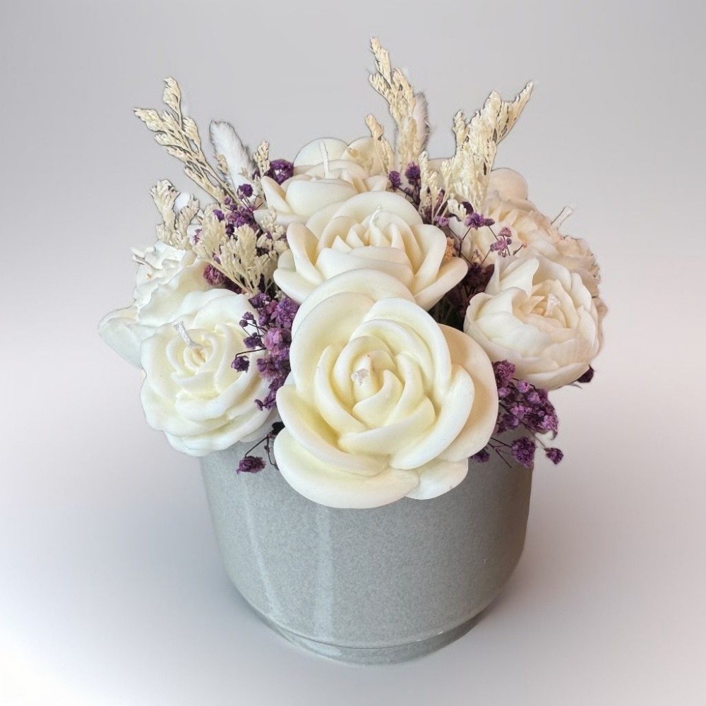 flower candle bouquets - 5
