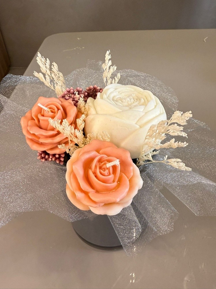 natural candle flowers bouquets - 6
