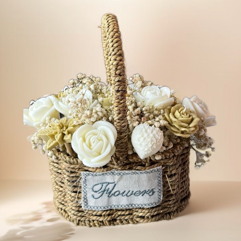 natural candle flowers bouquets - 10
