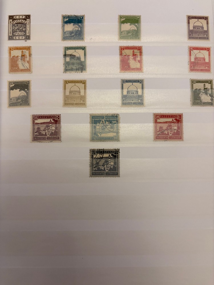 Rare 1920s Palestine Stamps  - 1
