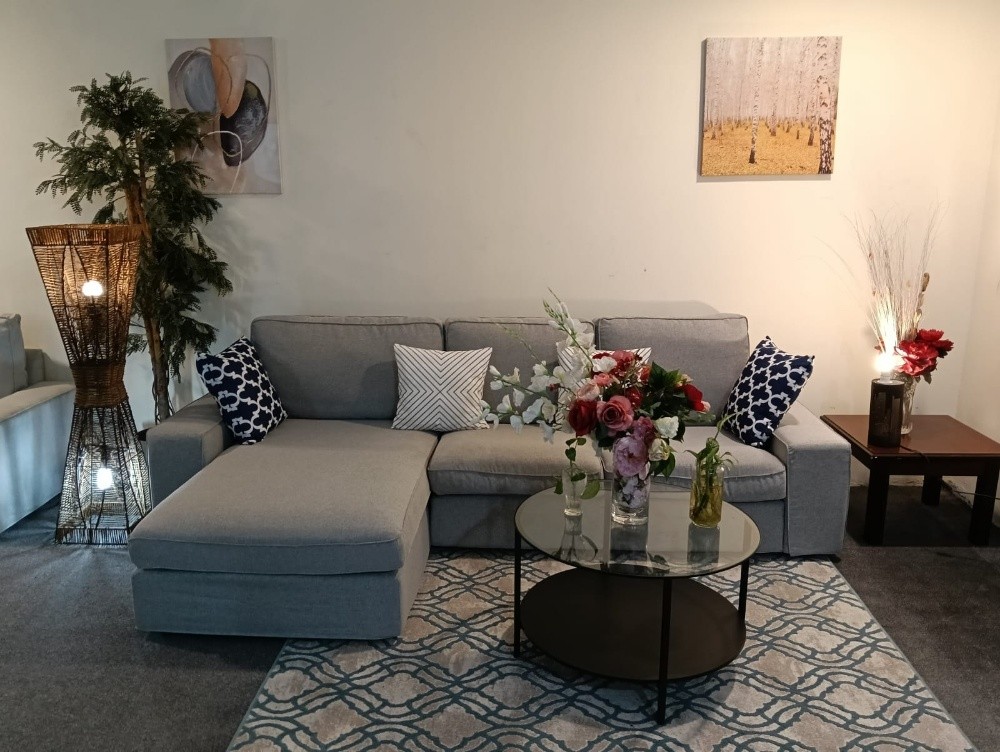 Almost new ikea L shape sofa - 1