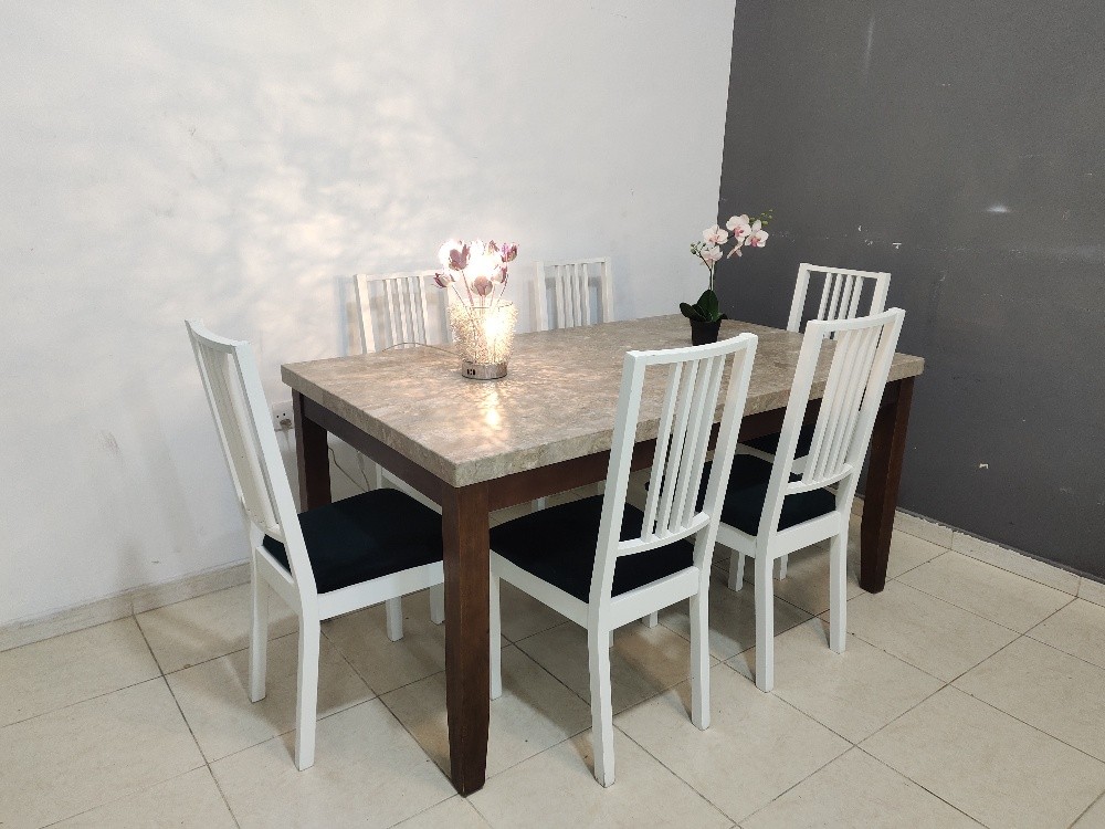 dining table with 6 chair for sal - 2