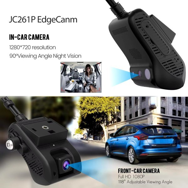 JC261P 4G Car Dash Camera - 1
