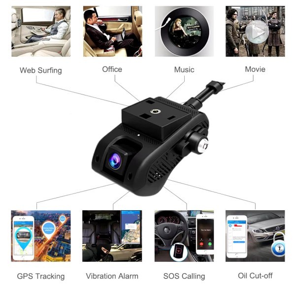 4G car dashcam Live video - 3