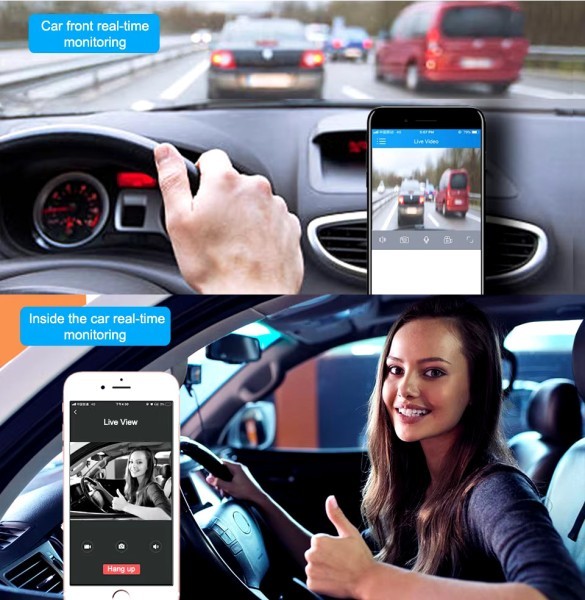 4G car dashcam Live video - 4