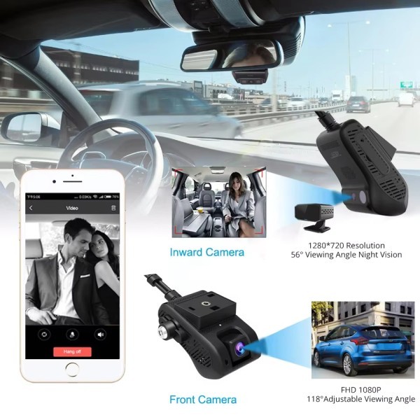 4G car dashcam Live video - 6