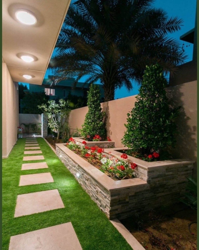 تنسيق وتصميم الحدائق وشبكات الرمي - 6