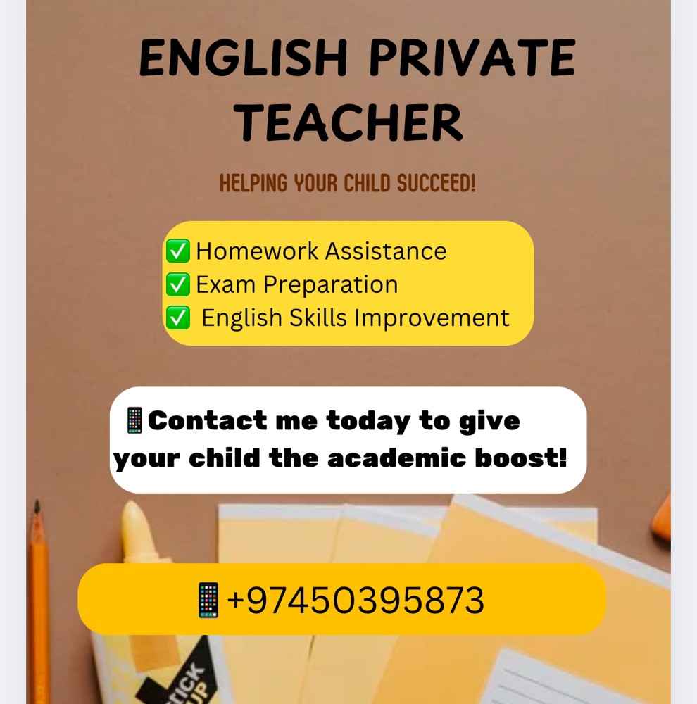 Private English Tutor - 1