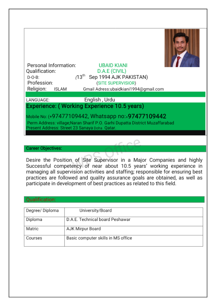 Ubaid kiani - 1
