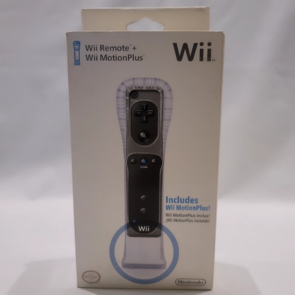 Wii Remote + Wii MotoinPlus Black - 1