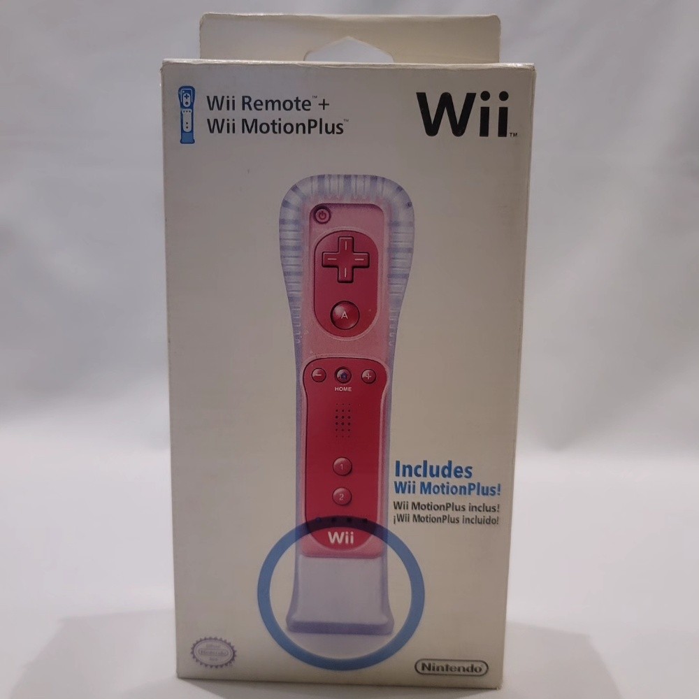 Wii Remote + Wii MotoinPlus Pink - 1