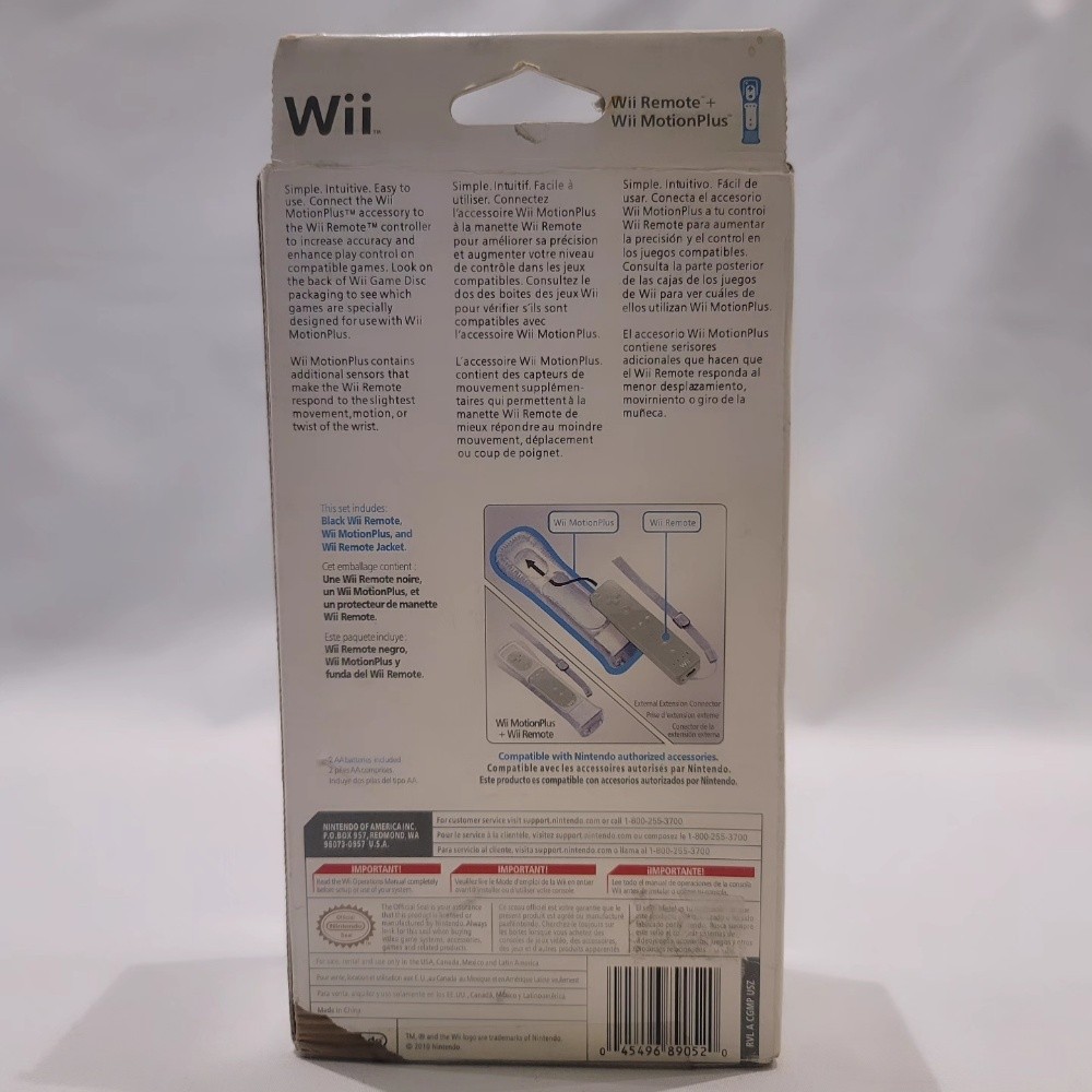 Wii Remote + Wii MotoinPlus White - 2