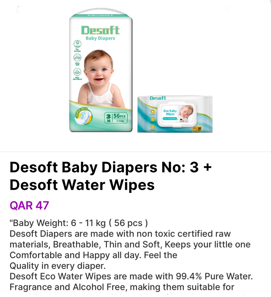 Desoft Baby Diaper - 5