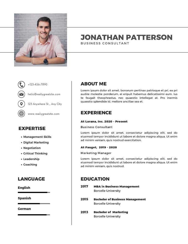 Europass format CV - 2