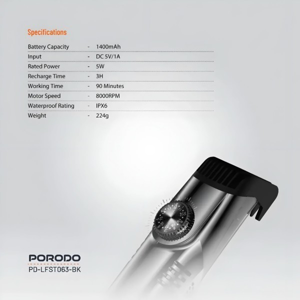 Air Suction Beard & Body Trimmer - 5