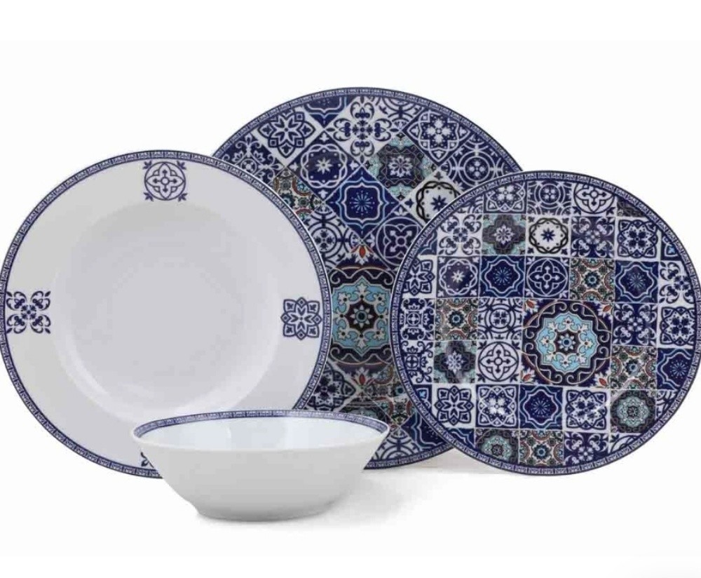 Blue Dinner Set of 24 - 1