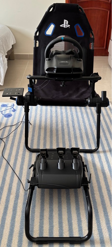 race car simulator with chair - 2