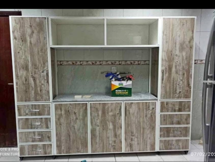 new aluminum kitchen cabinets mak - 2