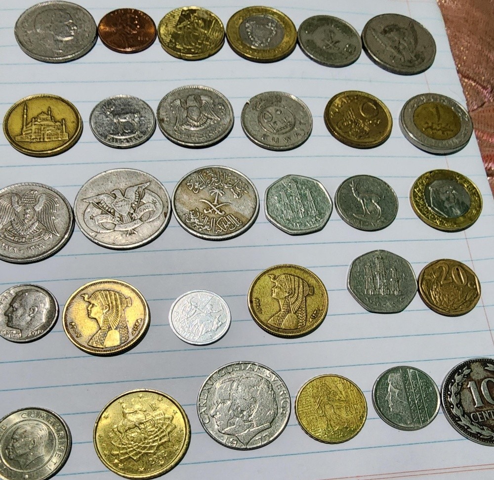 OLD COINS,AME,ENG, TURKEY,DUBAI,. - 2