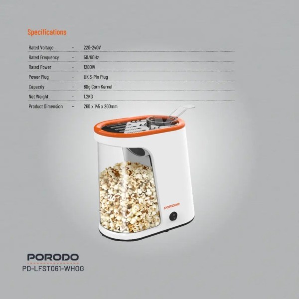 Porodo Popcorn Maker - 3