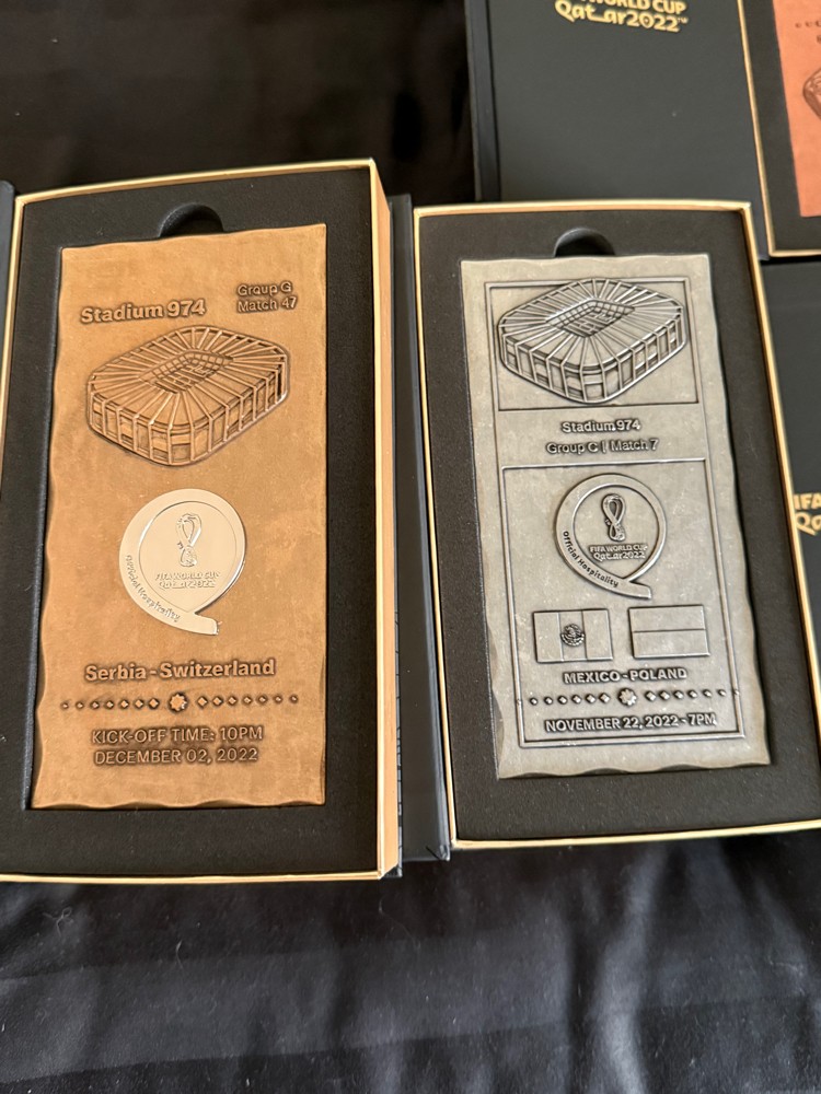 FIFA WC Metal Tickets - 1