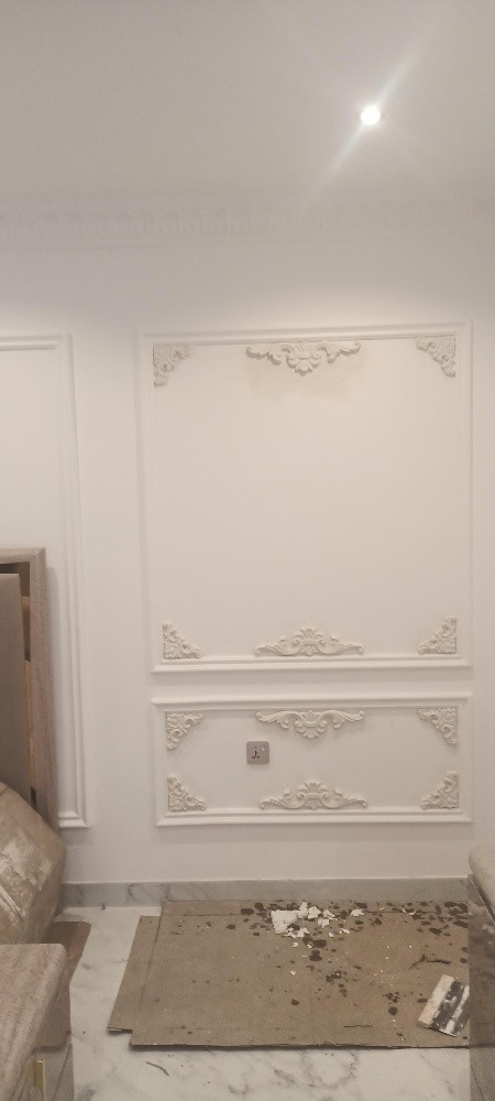 gypsum paint tiles setting - 8