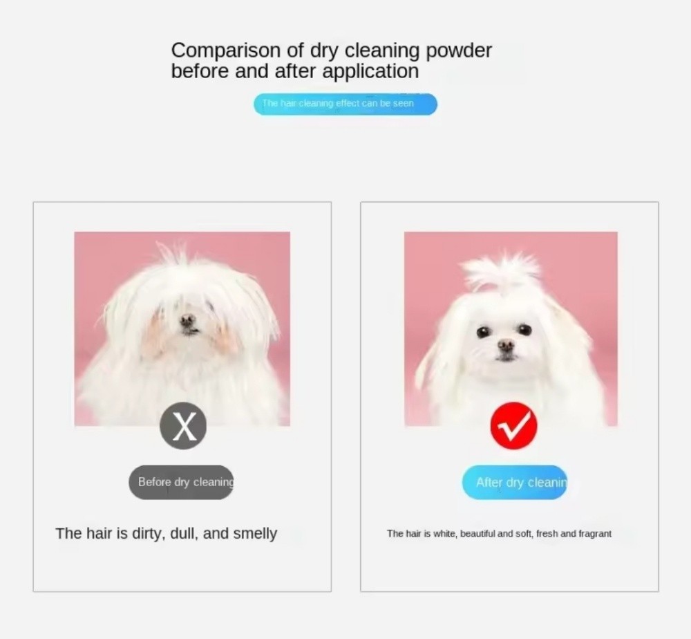 pet cat dog wipe clean powder eye - 6