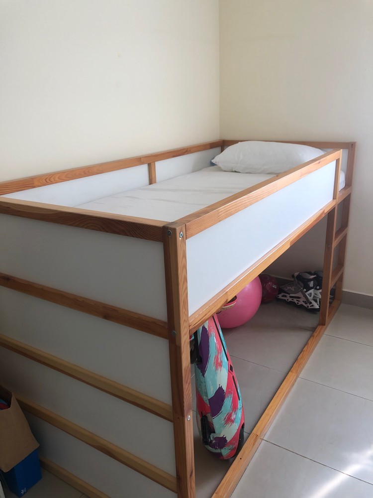 bunk bed 90x200 with mattress - 1