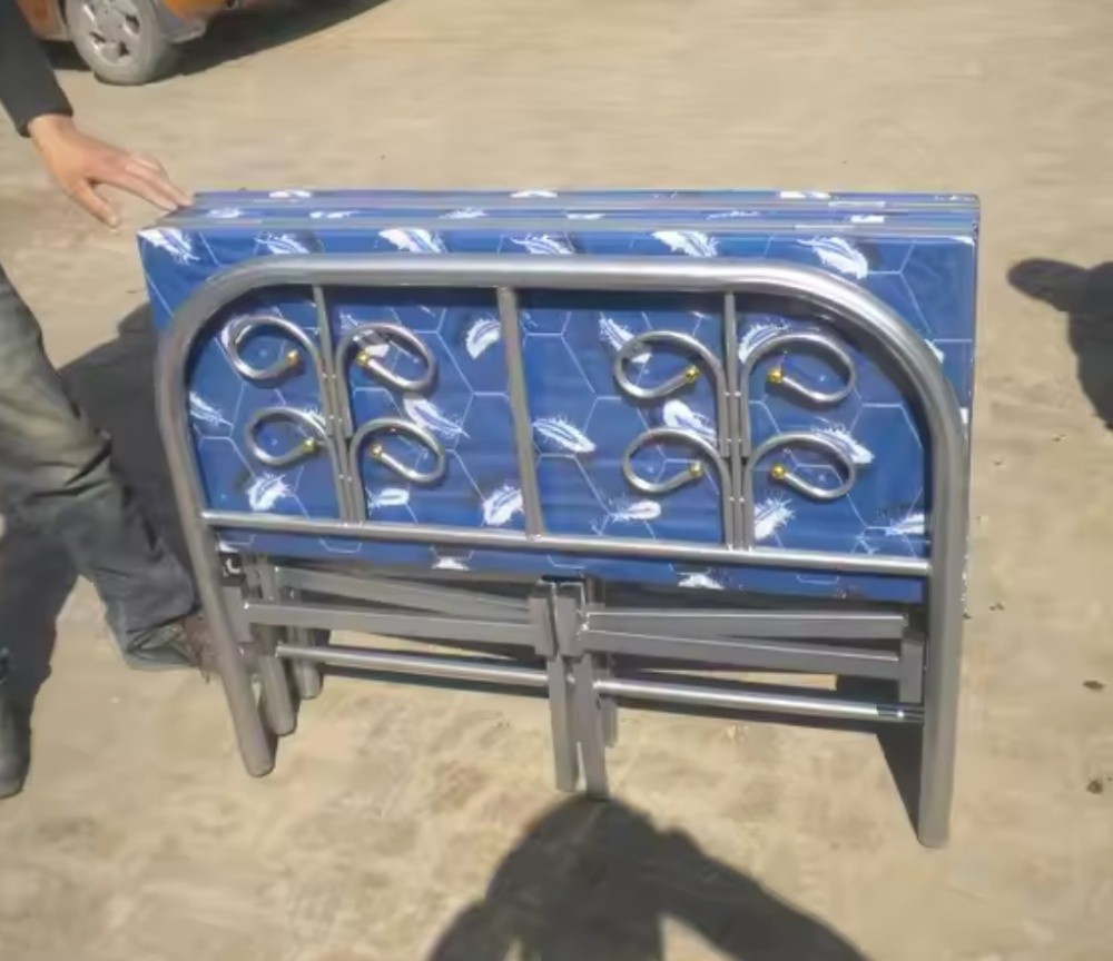 folding bed, mattress, bed, racks - 2