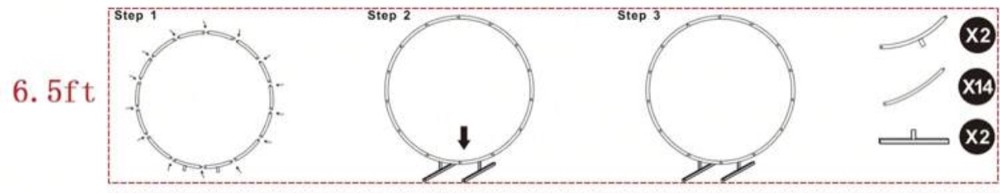 ring arch with cover for rent  - 2