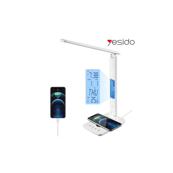 Desk Lamp with Wireless Charging - 1