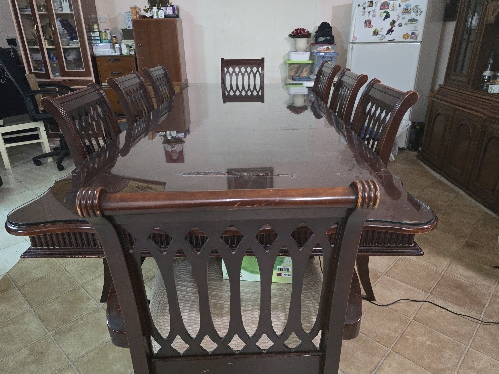 DIning Table Set 08 chairs - 1