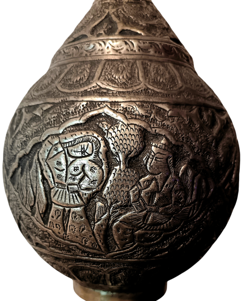 A unique antique Persian vase - 4