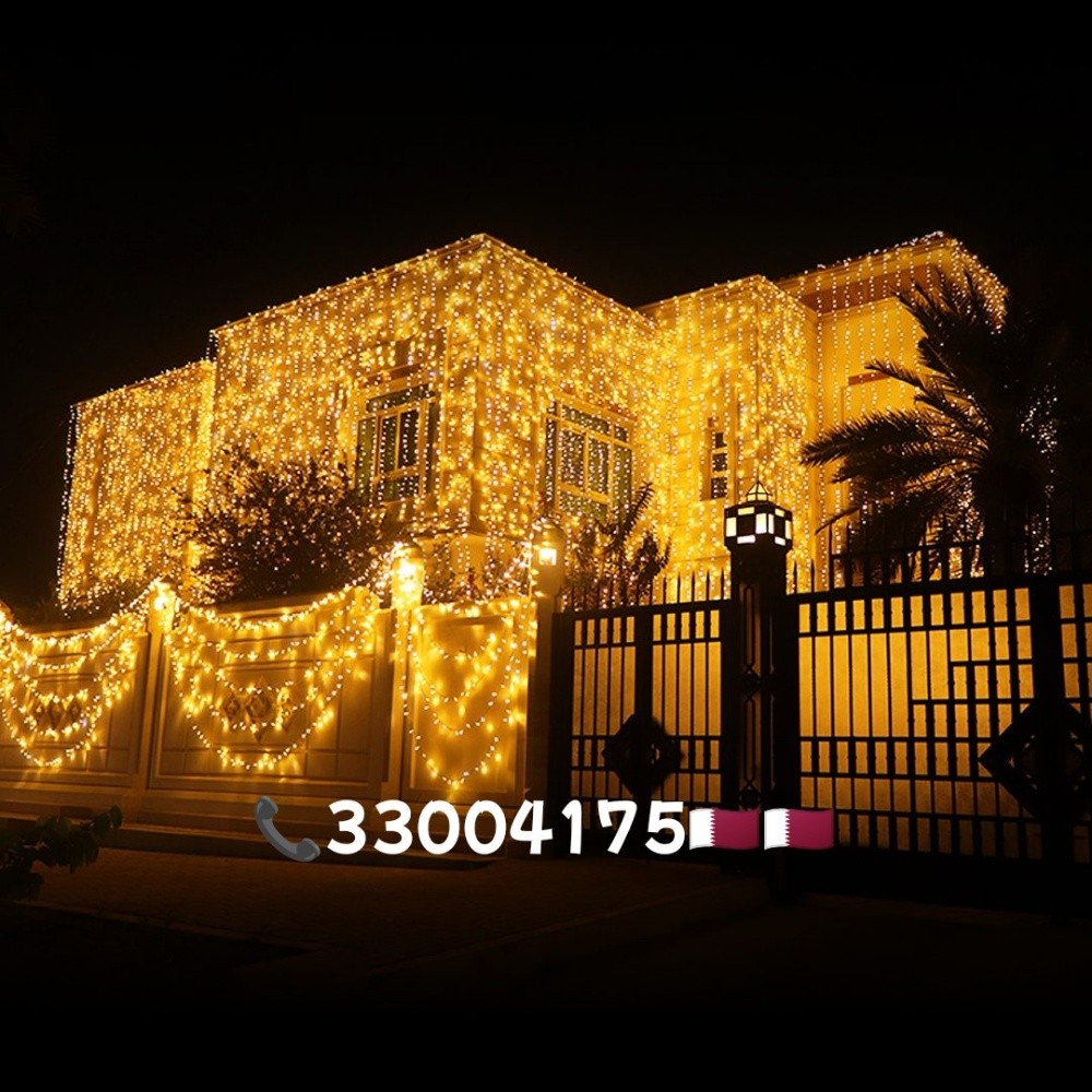 Wedding lighting decoration Qatar - 10