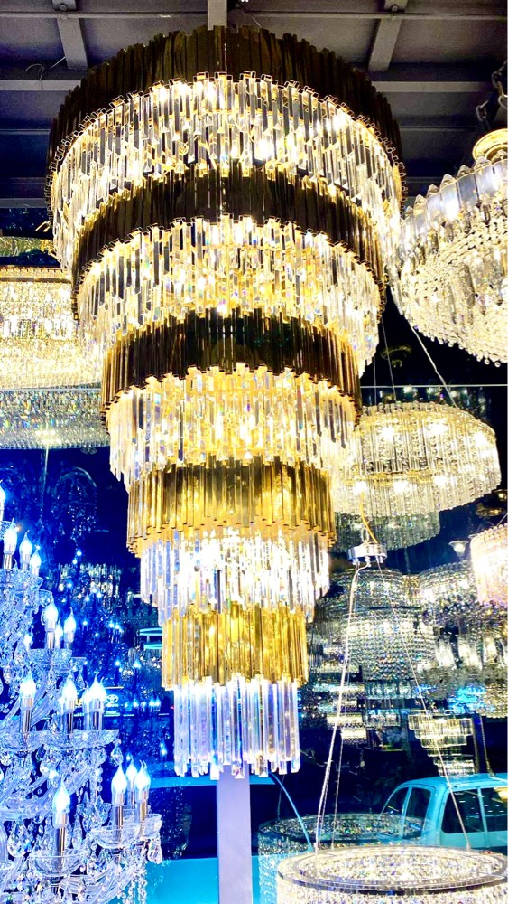 Luminous Crystal Chandeliers - 8