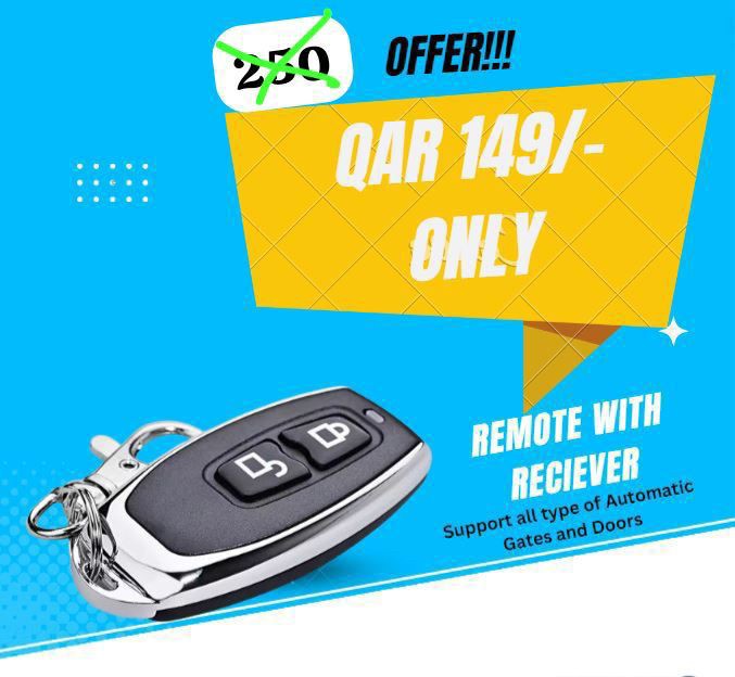 Remote for Gate and Autodoors. - 2