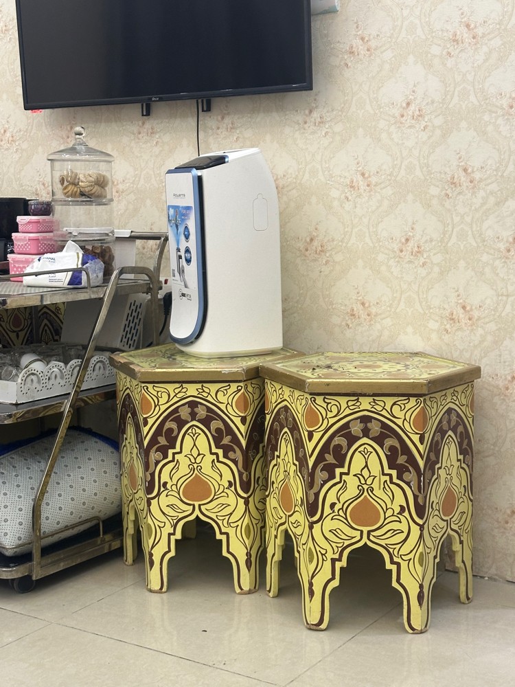كنب خمس كراسي ٨مغدات صغيره ٦مساند - 3