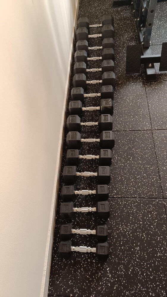 dumbbells 2.5-20kg full set - 1