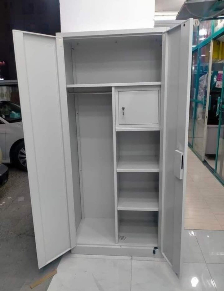 two door steel cabinet (new) - 5
