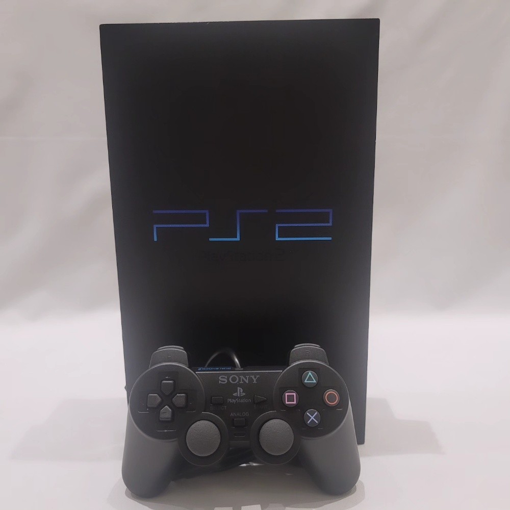 PlayStation 2 FAT Black (Europe) - 1