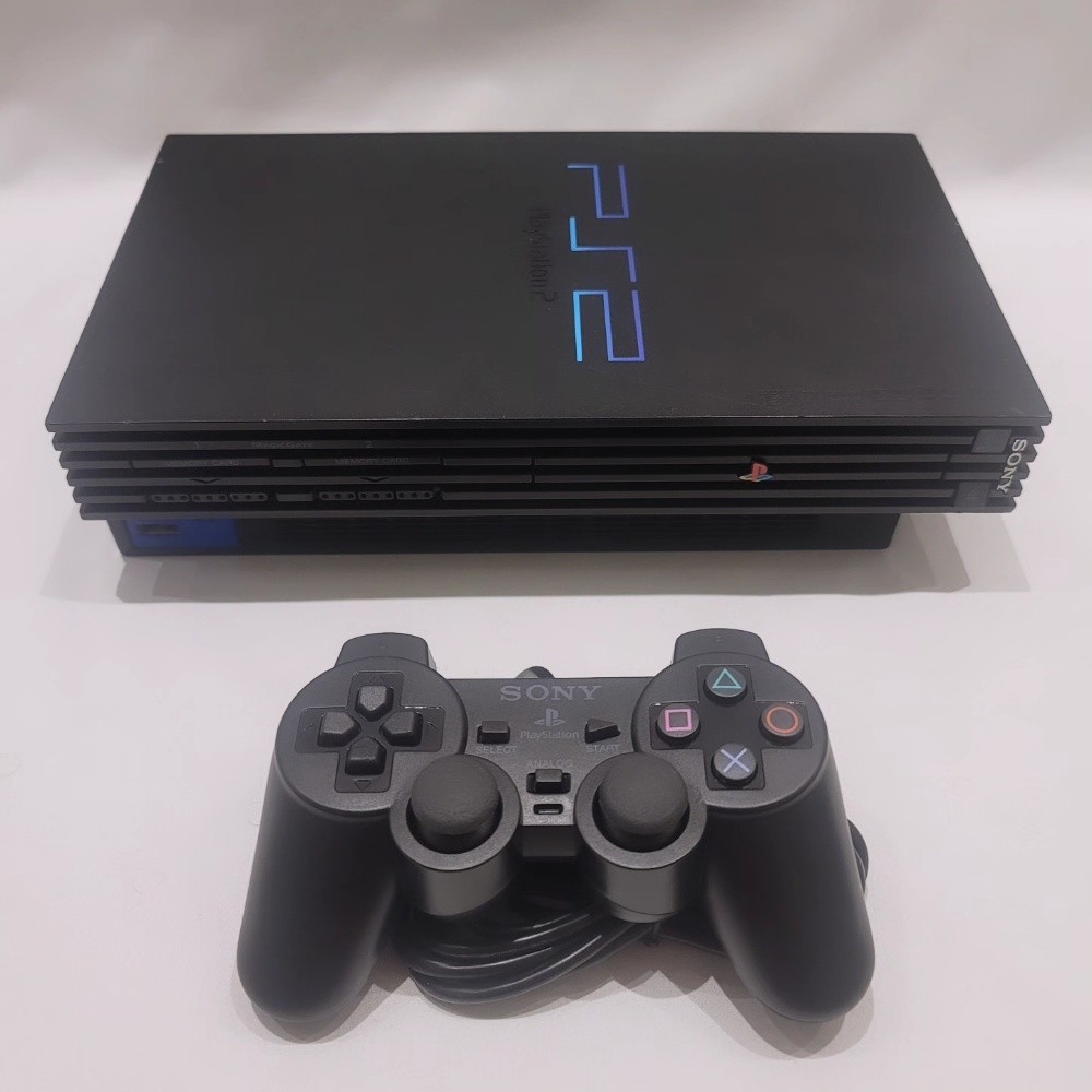 PlayStation 2 FAT Black (Europe) - 2