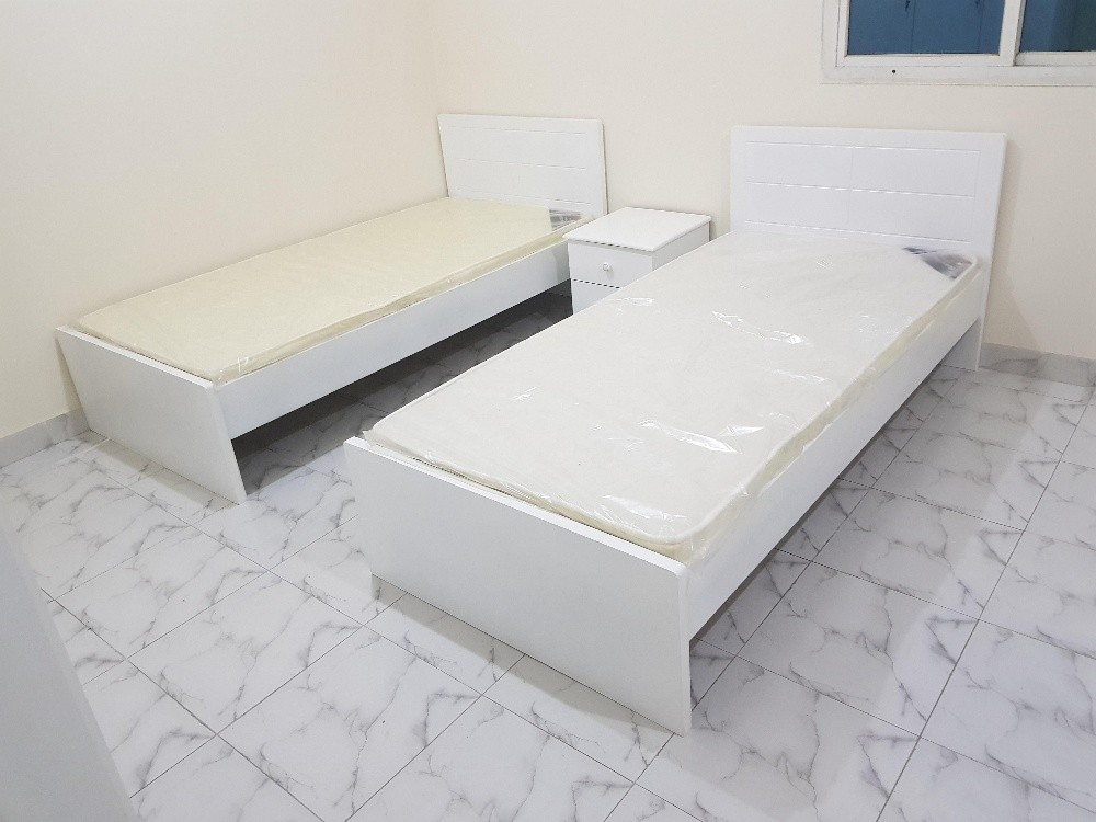 White Steel Bung Bed For Sell - 7