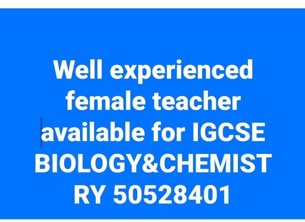 Biology Teacher - 1