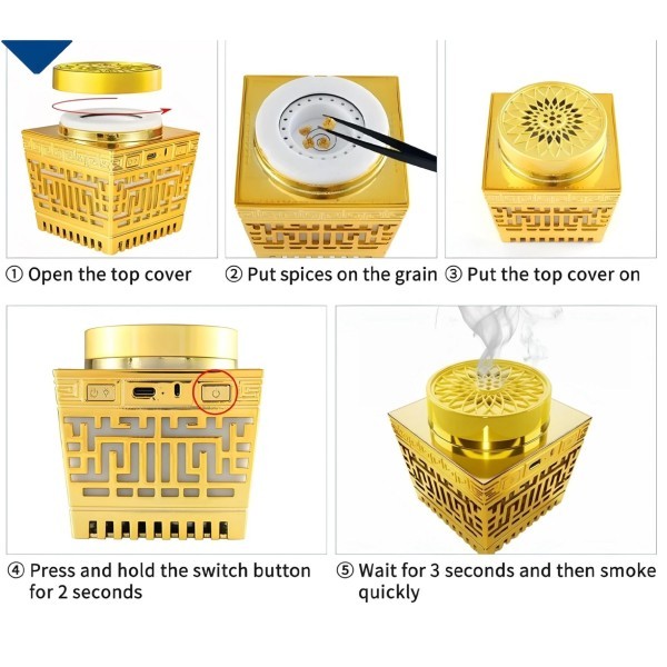 Quran Speaker with Incense Burner - 2